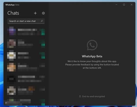 A sötét mód engedélyezése a WhatsApp UWP alkalmazásban a Windows 11