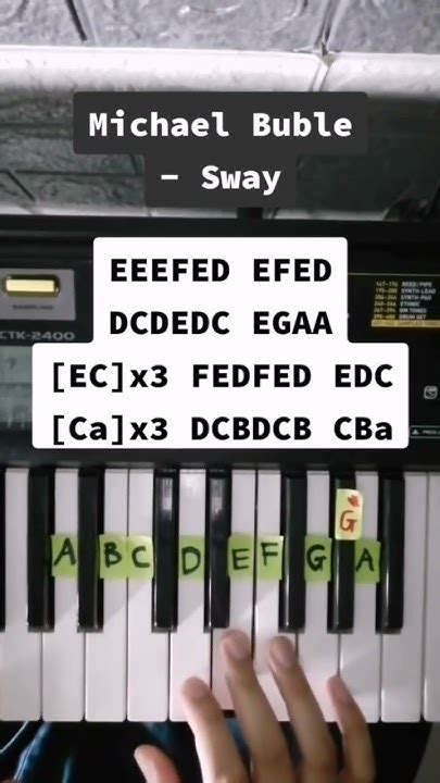 Tutorial 227 Michael Buble Sway 🎹 Pianotutorial Suffixpiano