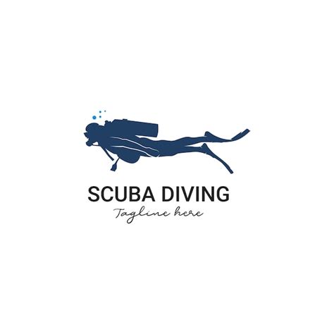 Premium Vector Scuba Diving Sport Logo Under Water Vector