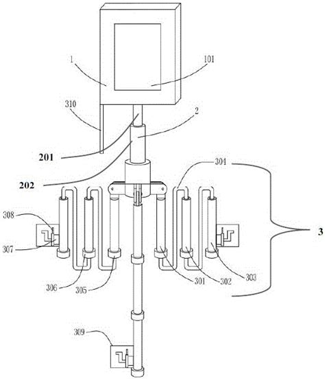 一种通信工程用折叠式天线支架的制作方法