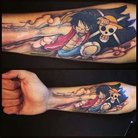 35 Awesome One Piece Tattoos For The Straw Hat Pirates • Tattoodo