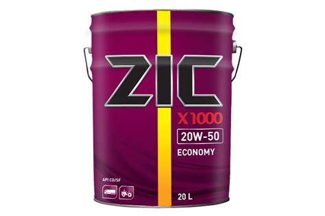 Zic X1000 20W-50 20L - PartEx
