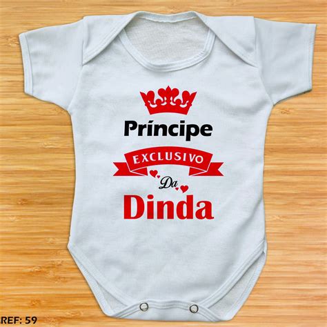 body bebê príncipe exclusivo da dinda Elo7 Produtos Especiais