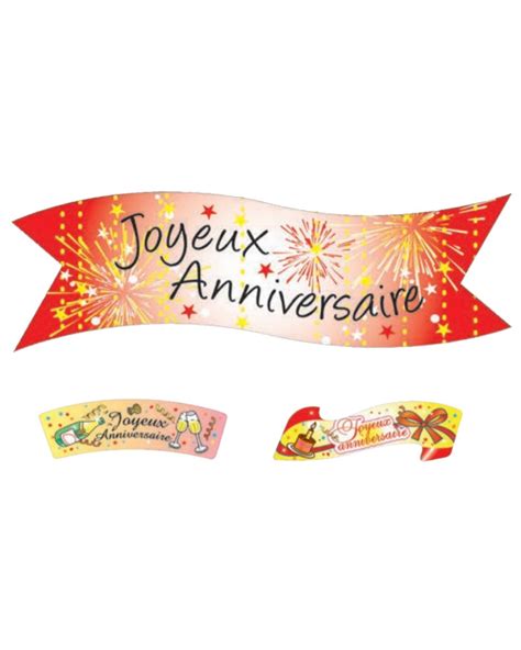 Banderoles Anniversaire