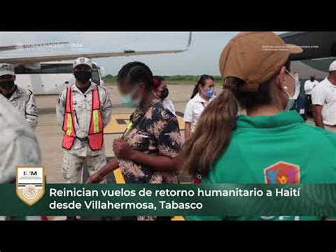 Reinician vuelos de retorno humanitario a Haití Instituto Nacional de