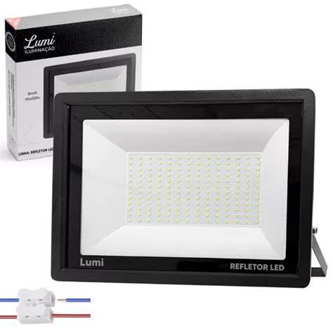 Refletor Super Led W Cor Da Luz Verde Holofote Bivolt Ip Rfe