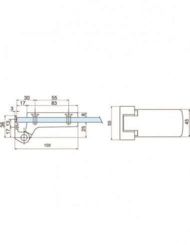 Stremler Assa Abloy Paumelle Pour Feuillure 4203