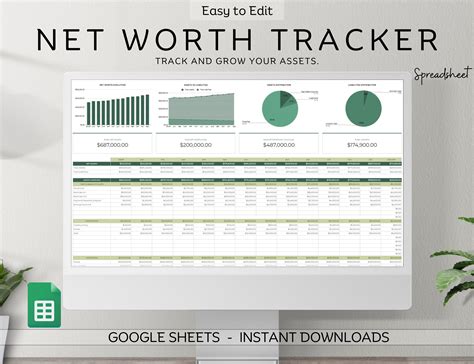 Habit tracker google sheets template daily habit tracker monthly goals
