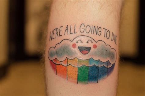 We're all going to die by Trevor Aarsvold at Timeless Tattoo in Minneapolis, MN : r/tattoos