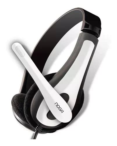 Auricular Vincha Con Microfono Para Pc Con Doble Ficha Noga En Venta En