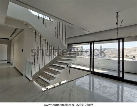 Precast Concrete Stairs Installed Structure Concrete Stock Photo ...