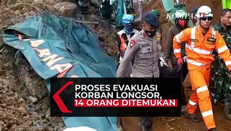 Tim Gabungan Evakuasi Korban Gempa Cianjur Tertimbun Longsor Di Desa