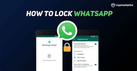 Whatsapp How To Lock Whatsapp Using Fingerprint And Face Id On Android