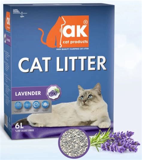 AK Cat Лаванда комкующийся наполнитель бентонит лаванда 5. Туалеты и ...