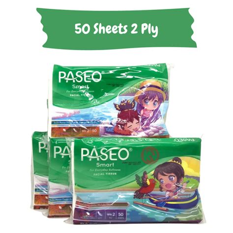 Jual Paseo Tisu Wajah Travel Sheets Facial Tissue Paseo Smart