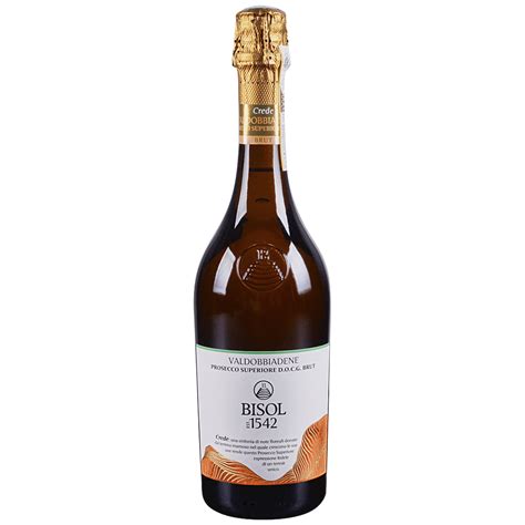 Bisol Prosecco Superiore Brut Crede 750 ml - Applejack