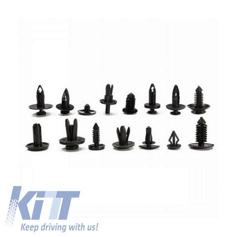 Auto Clips Plastic Fasteners Kit 415 Pcs