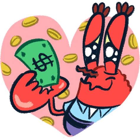 Mr Krabs Sticker Wallpaper In The Spongebob Squarepants Club