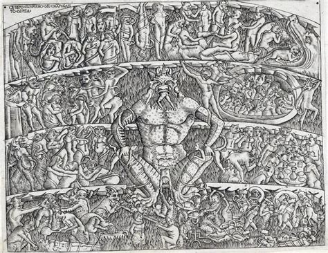 Sandro Botticelli "Dante's Inferno" 1481 : r/DepictionsOfHell