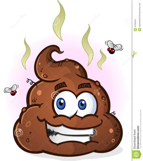 Manure And Flies Icon Cartoon Vector | CartoonDealer.com #87595121