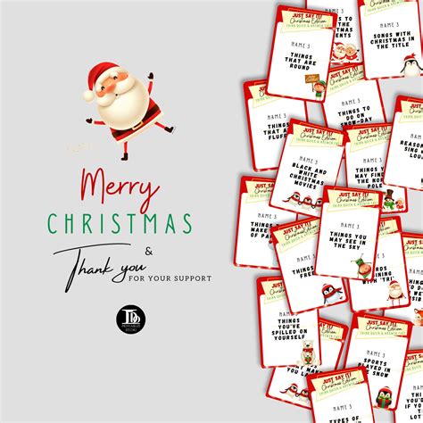 Christmas Party Games Christmas Dinner Party Group Game - Etsy UK