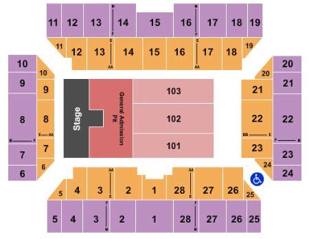 Floyd L Maines Veterans Memorial Arena Tickets And Floyd L Maines