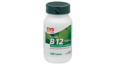 Cvs Health Vitamin B 12 Tablets 1000 Mcg 100 Ct Delivery Near Me