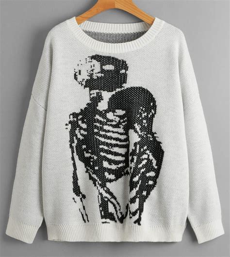 Skull Love Knit Sweater Peachy Wixx