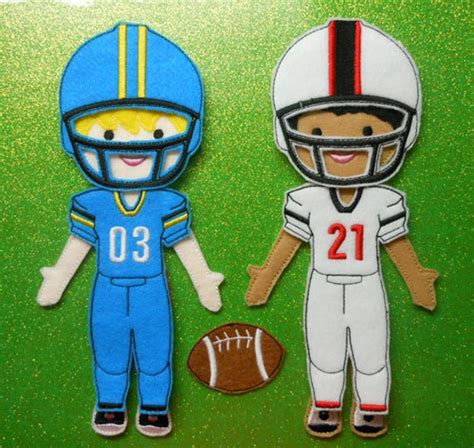 In the Hoop Football Uniform Embroidery Machine Design Set for - Etsy