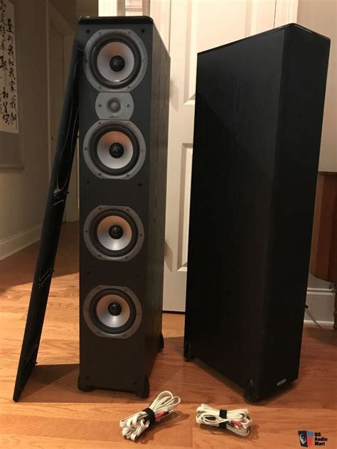 Polk Tsi Black Floorstanding Speakers Pair Photo Uk