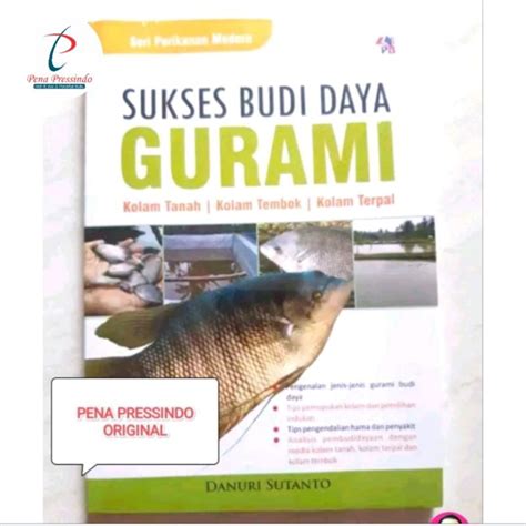 Jual Buku Sukses Budidaya Gurami Danuri Sutanto Budidaya Ikan