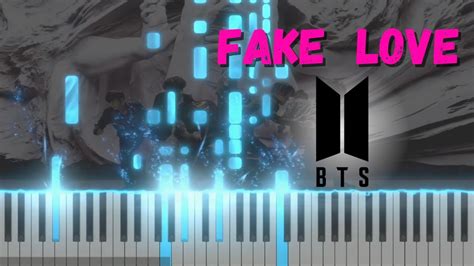 How To Play Fake Love Bts Piano Easy Tutorial Youtube