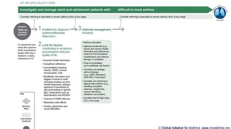 Gina Pocket Guide Difficult To Treat And Severe Asthma In Adults And