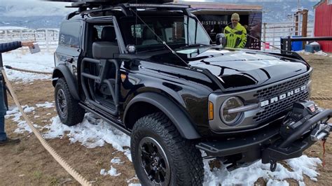 2021 Ford Bronco Factory Winch Partially Blocks The Front Camera