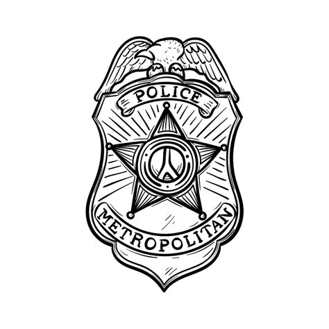 Police Badge SVG, PNG, JPG, PDF Files | Craftpi