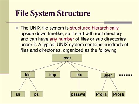 Ppt Unix Chapter 07 Files And File System Structure Powerpoint Presentation Id 2953478