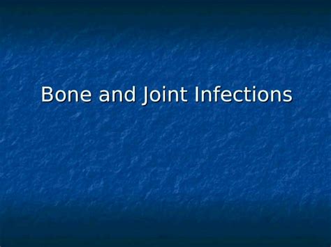 Ppt Bone Infections Acute Osteomyelitisppt Dokumentips