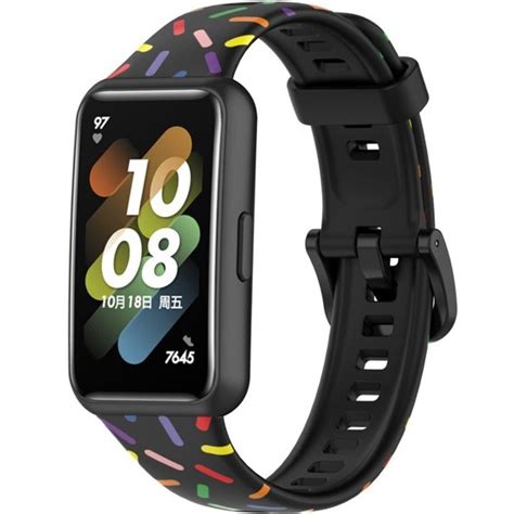 Pasek Silikonowy Do Huawei Band Czarny Wielokolorowy Sklep Xgsm Pl