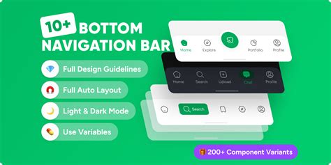 Bottom Navbar Design Templates Uplabs Hot Sex Picture