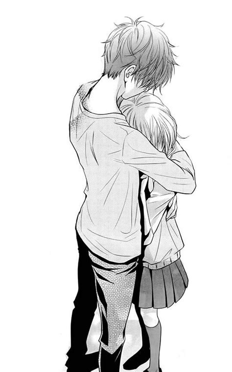 Not1ce M3 Senpa11 Anime Hug Manga Couple Manga Cute