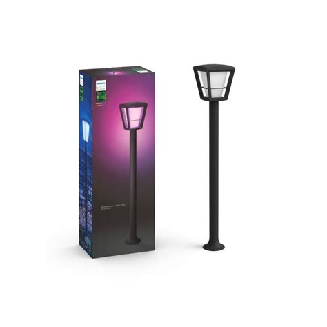 Philips Econic Hue WACA EU Post Black 1x15W 24V Vatan Bilgisayar