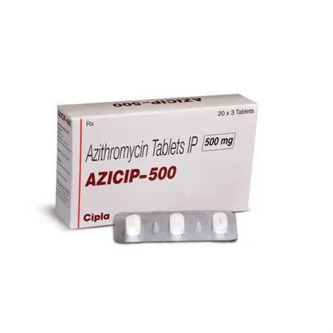 Azicip Mg Azithromycin Tablets At Rs Strip Of Tablets In