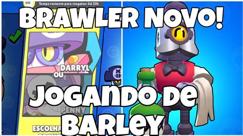 Liberei Novo Brawler E Treinando As Habilidades Do Barley Brawl Stars