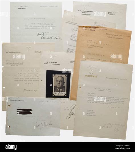 El Profesor Theo Morell Cartas Y Documentos De Adolf