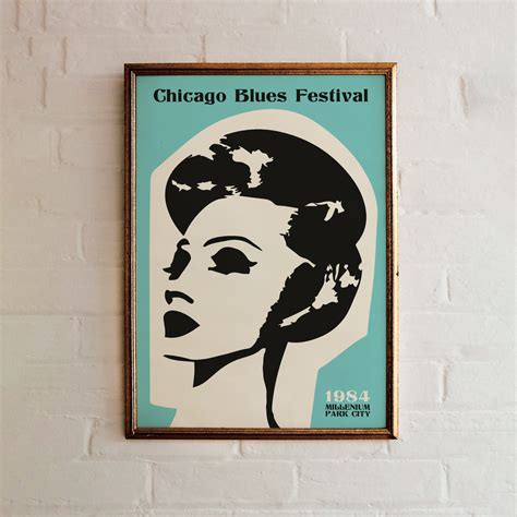 Chicago Blues Festival Music Poster — HypeSheriff US