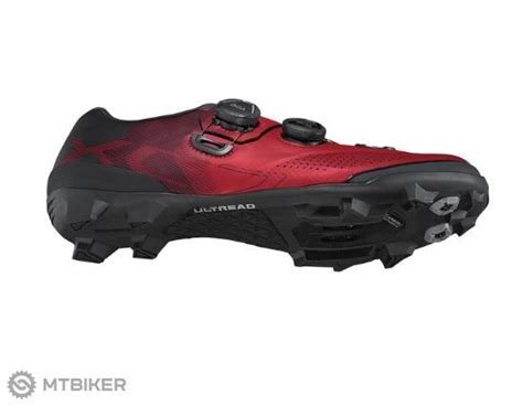 Shimano SH XC702 tretry červená MTBIKER Shop