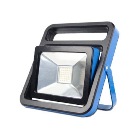 Projecteur De Chantier Led W Lumens Prises Et Interrupteur