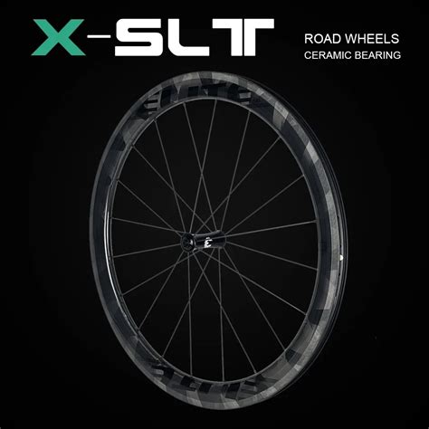 ELITEWHEELS Ceramic Bearing Carbon Wheelset 2022 New SLT X WEAVE Finish