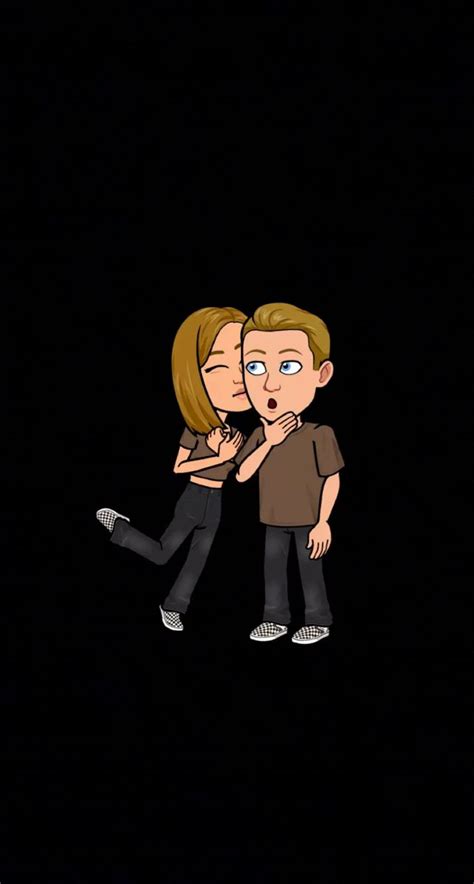 Matching Bitmoji Couple Edition