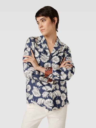 Weekend Max Mara Bluse Aus Seide Mit Floralem Motiv Print Modell Palla